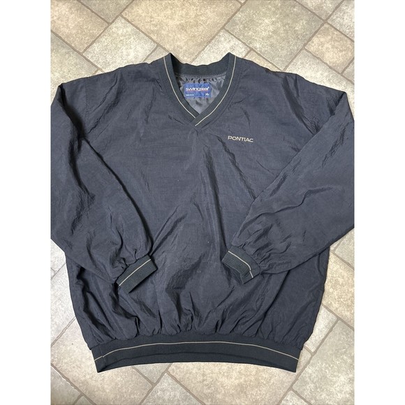 Pullover Jacket Men's V Neck Golf Pullover Windbreaker Sport